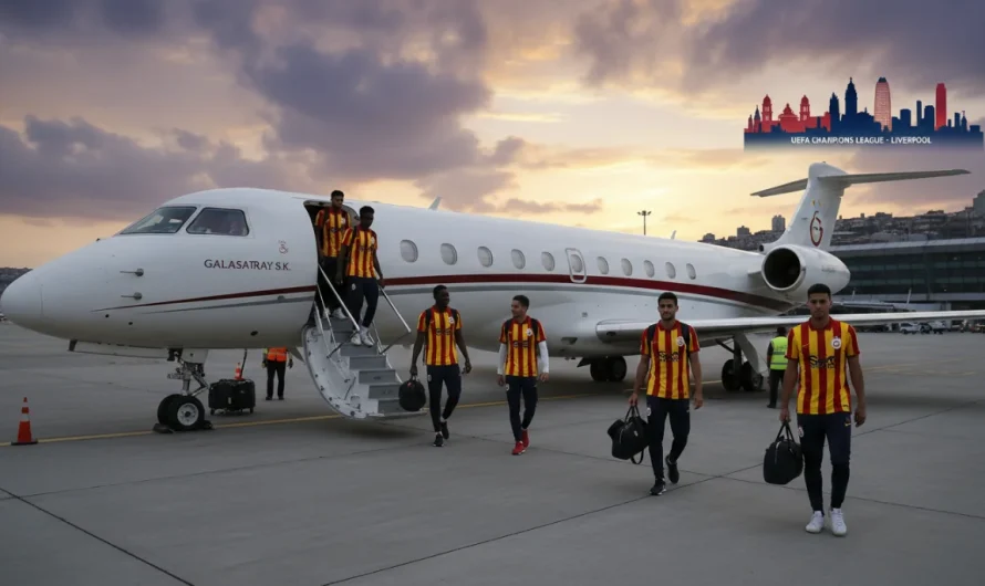 Galatasaray, Liverpool Maçı İçin İngiltere’ye Gitti – Maç Öncesi Hazırlıklar
