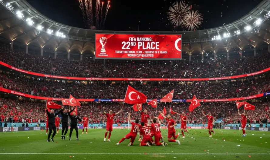 A Milli Takım FIFA Sıralamasında Son 9 Yılın Zirvesinde