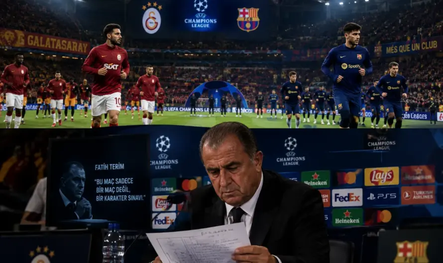 Galatasaray-Barcelona Maçında Fatih Terim Sürprizi