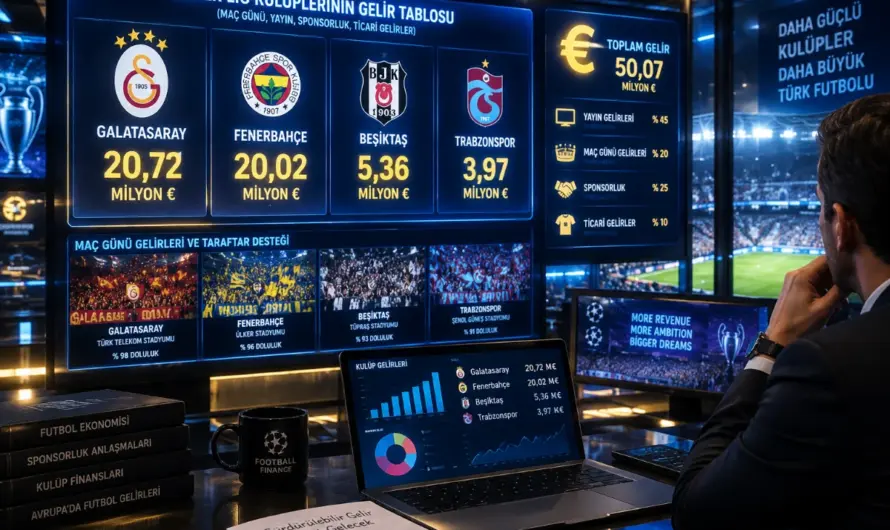 UEFA Gelirleri Güncellendi: 4 Türk Kulübü Ne Kazandı?