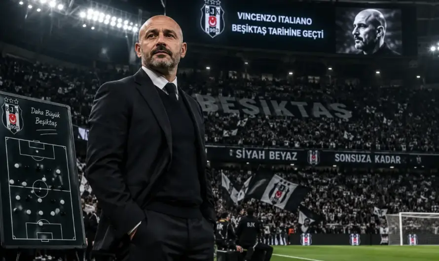 Vincenzo Italiano Beşiktaş tarihine geçti.